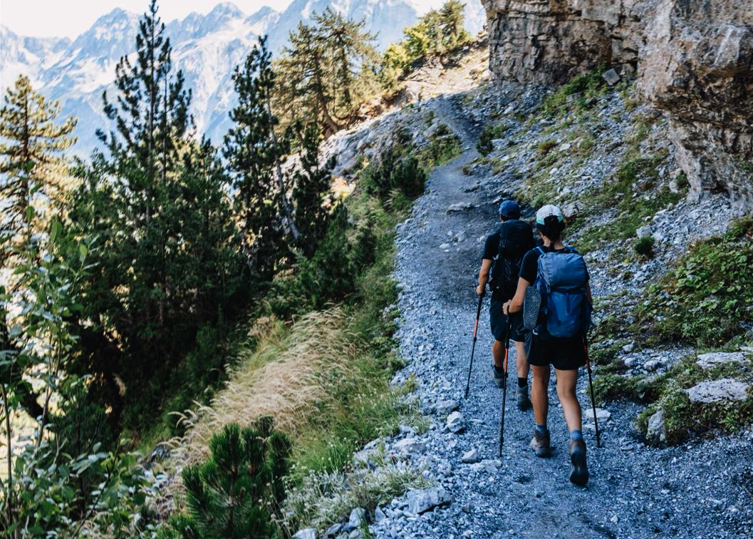 ChrisxBianca, Chris & Bianca, Albania, Theth, hiking through the Valbona Valley